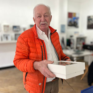 Portrait d'Alain Pras, artiste plasticien