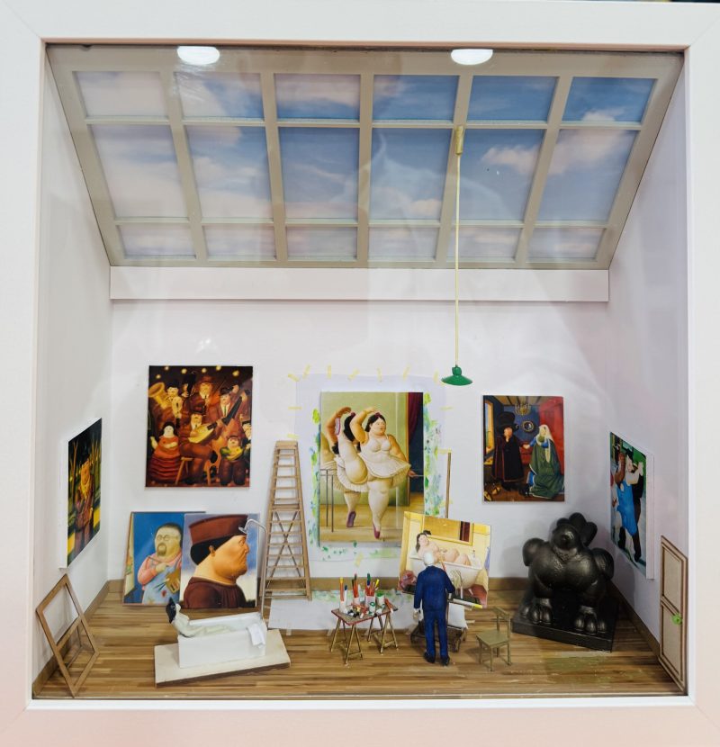 Botero - Fernando dans son atelier.