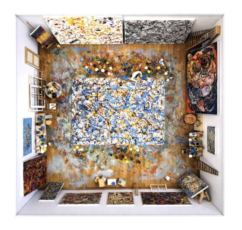 Pollock - Jackson qui éclabousse.