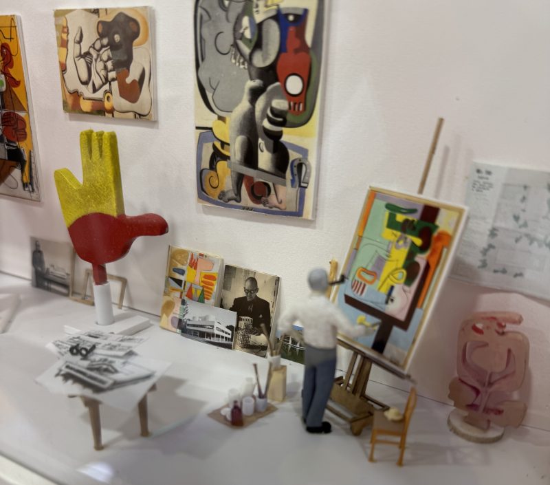 Le Corbusier - Dans son atelier.